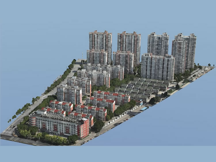 城区改造倾斜摄影实景建模